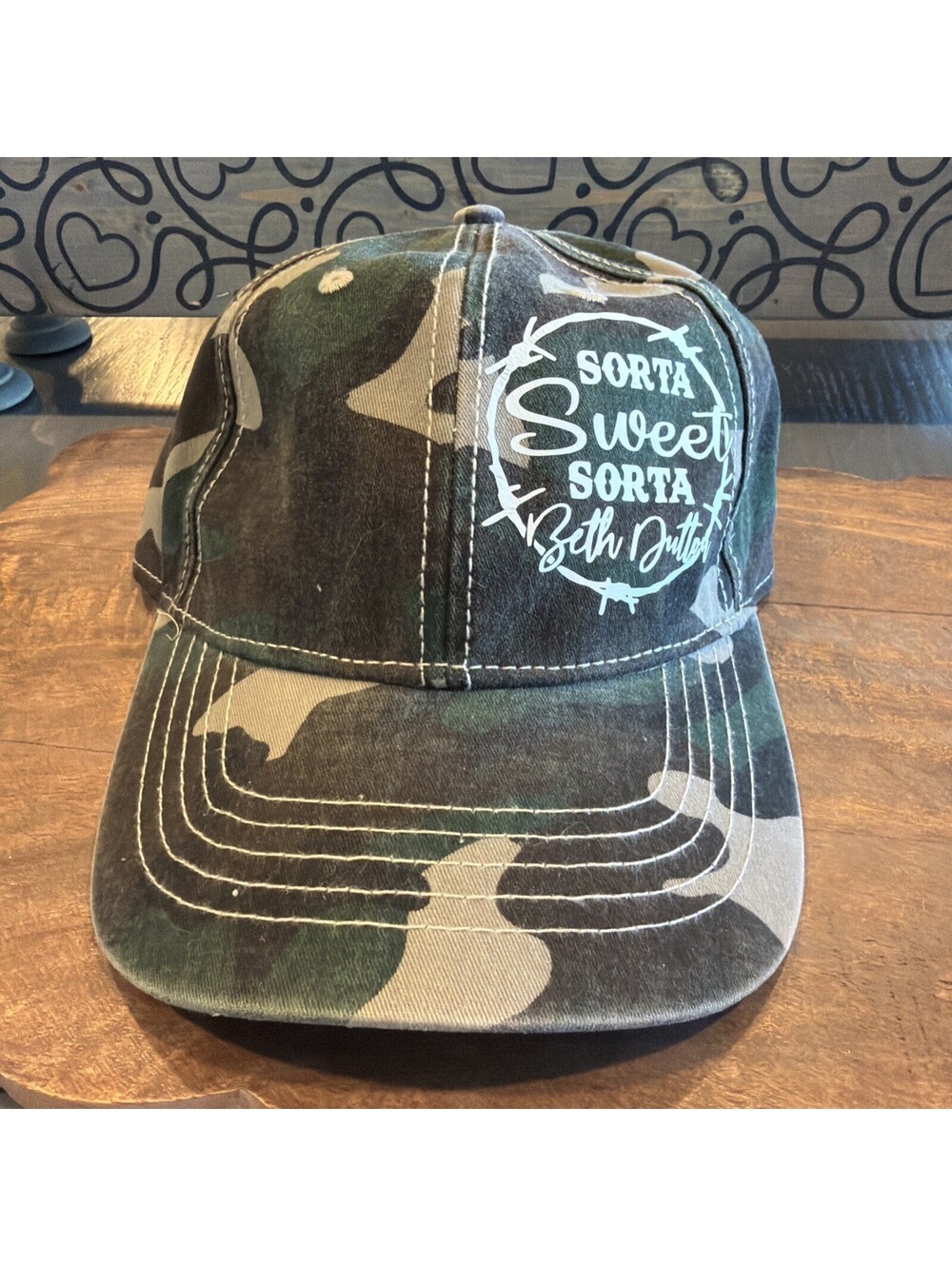 Sorta Sweet Sorta Beth Dutton Camo Adjustable Hat One Size Hat NEW Women’s